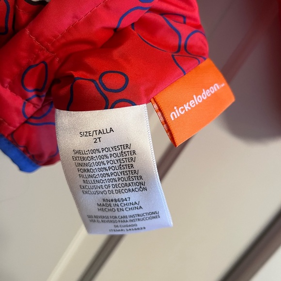 Paw Patrol Red and Blue Kids Jacket - Picture 3 of 3